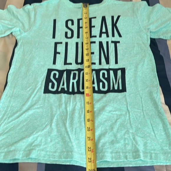 Children’s Place Boy’s “I Speak Fluent Sarcasm” Graphic Tee - XL/14 - Picture 5 of 6